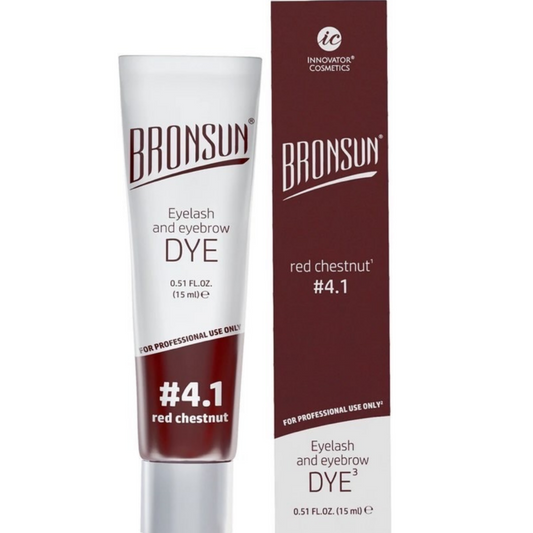 BRONSUN Brow & Lash Dye Red Chestnut